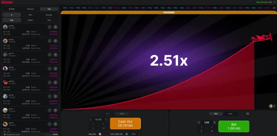 Modo demo, cash out y ritmo de la partida